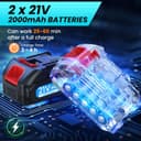 Thumbnail 5 de Makita 18V Mini tronçonneuse batterie 4000mAh 1000W 📱