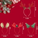 Thumbnail 1 de Makone 10 bandeaux de Noël pour femmes, enfants et hommes 🎄