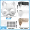 Thumbnail 1 de Masque chat Therian vierge avec fourrure ⚙️