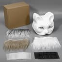 Thumbnail 6 de Masque chat Therian vierge avec fourrure ⚙️