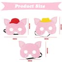 Thumbnail 1 de Masques JAHEMU animaux feutre 9 pièces 🎃