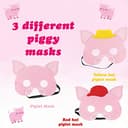 Thumbnail 2 de Masques JAHEMU animaux feutre 9 pièces 🎃