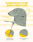 Thumbnail 2 de Mikk-line Chapeau de soleil bébé avec protection nuque 🌞