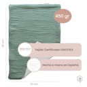 Thumbnail 3 de MIMUSELINA Lingette bebe lavable, 3 chiffons 30x21 cm ⚙️