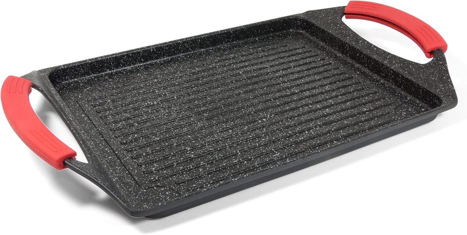 Moneta Pro Grill, poêle grill induction 35x22 cm ⌚