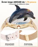 Thumbnail 1 de Montre connectée 1,75" HD avec double bracelet ⌚