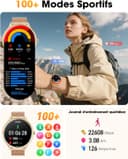 Thumbnail 4 de Montre connectée 1,75" HD avec double bracelet ⌚