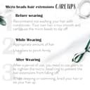 Thumbnail 3 de Moresoo extension cheveux naturel froid ombre noir argenté 50 mèche 35 cm ⚙️