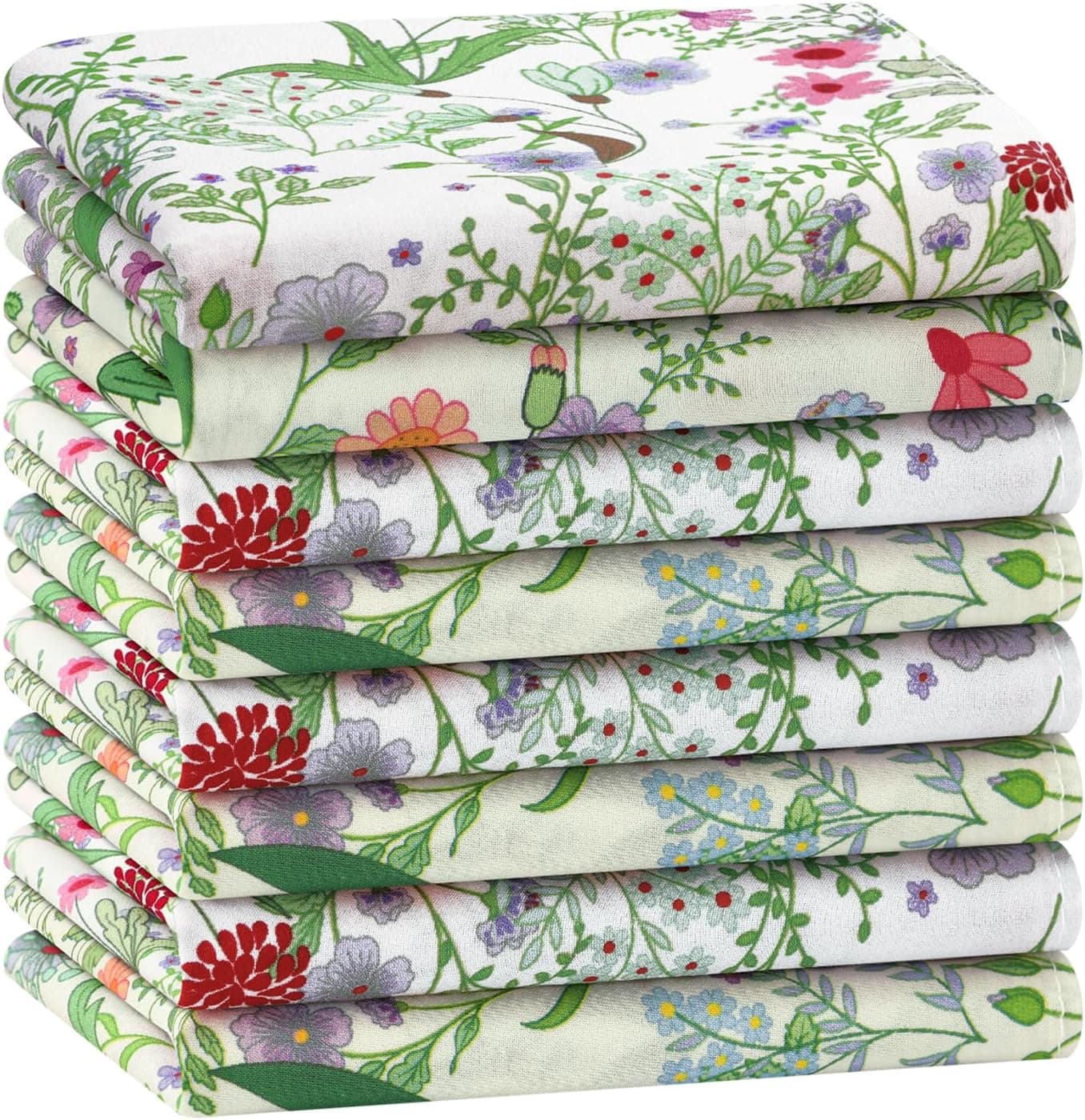 Mouchoirs HOULIFE à fleurs vintage 📷