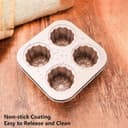 Thumbnail 5 de Moule à cannelés en acier au carbone antiadhésif doré 🍰