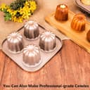 Thumbnail 6 de Moule à cannelés en acier au carbone antiadhésif doré 🍰