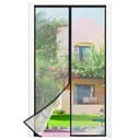 Thumbnail principal de Moustiquaire porte fenêtre 110 x 240 cm, maille fine noire 🚪