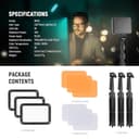 Thumbnail 7 de Kit NEEWER BASICS LED 3 pièces ⚡