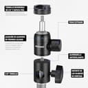 Thumbnail 1 de NEEWER Lot de 2 adaptateurs de support avec griffes froides ⚙️