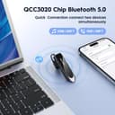 Thumbnail 6 de New Bee Oreillette Bluetooth V5.0 kit main libre pour smartphone 🎧