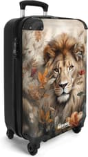 Thumbnail 1 de NoBoringSuitcases.com Valise cabine 55x35x25cm Lion Marron 📦