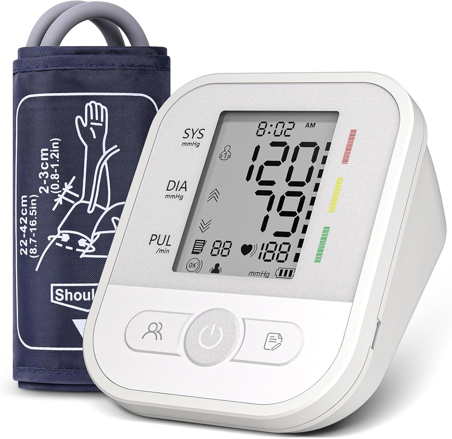 NWOUIIAY Tensiomètre bras professionnel écran LCD mémoire 2 utilisateurs 🩺