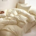 Thumbnail 1 de Nyescasa Housse de couette 140x200 jaune clair ⚙️