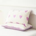 Thumbnail 4 de Nyescasa housse couette 200x200 violet cœur 🛏️