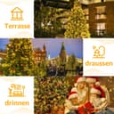 Thumbnail 6 de Ollny guirlande lumineuse 2,5 m, 300 LED, 8 modes ⚡