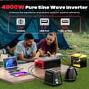 Thumbnail 5 de OLTEANP Onduleur 12V 4000W avec 2 sorties AC ⚡