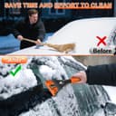 Thumbnail 3 de Oziral Pack 2 grattoirs à glace voiture — lame large 🚗
