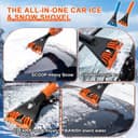 Thumbnail 6 de Oziral Pack 2 grattoirs à glace voiture — lame large 🚗