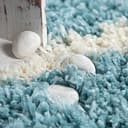 Thumbnail 2 de Paco Home tapis salon shaggy turquoise 150 cm ⚙️