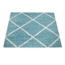 Thumbnail 4 de Paco Home tapis salon shaggy turquoise 150 cm ⚙️