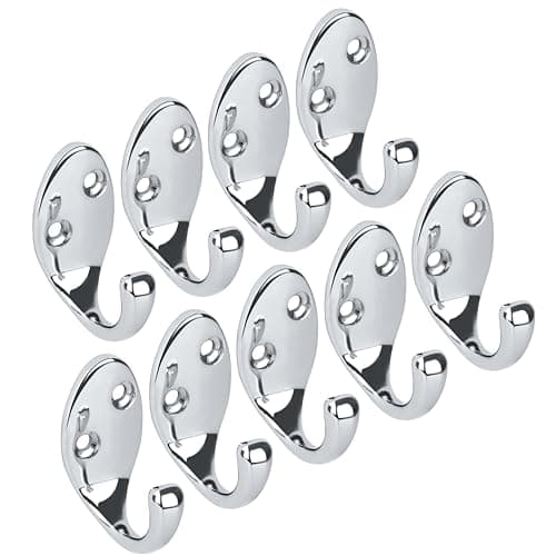 Patère murale RICOO MH014-S9, lot de 9 crochets en zink ⚙️