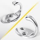 Thumbnail 1 de Patère murale RICOO MH014-S9, lot de 9 crochets en zink ⚙️