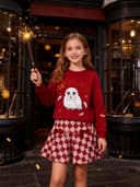 Thumbnail 1 de PatPat Harry Potter ensemble fille Gryffondor Hedwig 🔴⛔