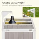 Thumbnail 3 de PawHut Maison enclos pour tortue 91,5×61×33 cm 🐢