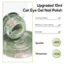 Thumbnail 6 de PEACECOLOR Vernis semi-permanent magnétique, 6 couleurs 📷