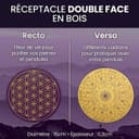 Thumbnail 4 de Pendule Divinatoire VIBRATIS avec Fleur de Vie ⚙️