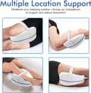 Thumbnail 6 de Perffi Coussin de genou orthopédique pour sommeil sans douleur ⚙️