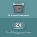 Thumbnail 2 de Philips Bodygroom série 3000 BG3480/15 tondeuse corps 80 min ⌚