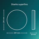 Thumbnail 2 de Plafonnier Philips Superslim télécommandé, 5 ambiances, 22 W ⚙️