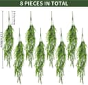 Thumbnail 1 de Plantes artificielles tombantes fougère 8 pièces 🌿