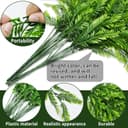 Thumbnail 2 de Plantes artificielles tombantes fougère 8 pièces 🌿