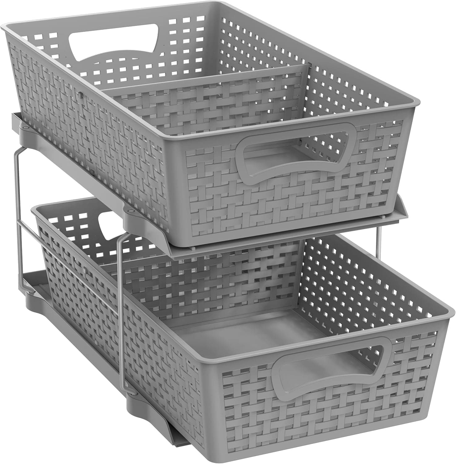 Plateau de rangement salle de bain 2 niveaux 📦