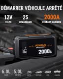 Thumbnail 1 de Powrun PX Booster 2000A démarreur 12V pour voiture 🛠️