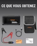 Thumbnail 6 de Powrun PX Booster 2000A démarreur 12V pour voiture 🛠️