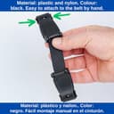 Thumbnail 2 de Protection de boucle pour siège d’enfant, 2 pièces, 15 cm ⚙️