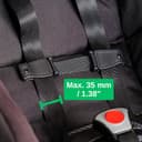 Thumbnail 4 de Protection de boucle pour siège d’enfant, 2 pièces, 15 cm ⚙️