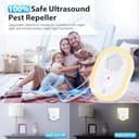 Thumbnail 4 de Répulsif ultrason moustique, anti-rongeurs, lot de 6 🎧