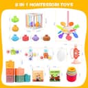 Thumbnail 1 de Richday 8 en 1 jouets montessori pour enfants 6-12-18 mois 🎧