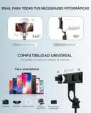 Thumbnail 4 de RISEOFLE 180 cm trépied smartphone rétractable avec télécommande 📷