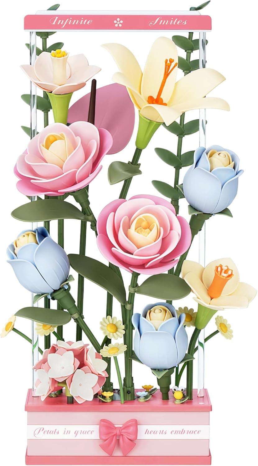 ROBOTIME Puzzle 3D Fleur DIY ⚙️