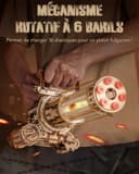 Thumbnail 2 de ROKR LQA01 Puzzle 3D bois 412 pièces kit mécanique 🧩